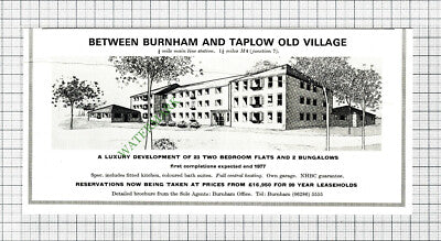 Burnham Taplow  House Sale Advert - 1977 Cutting