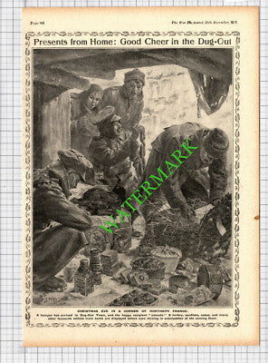 Northern France World War One  Christmas  World War One WW1  -1915 Cutting