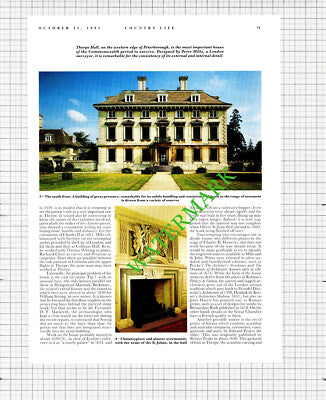 Thorpe Hall Cambridgeshire Sue Ryder Foundation  - 1991 Article