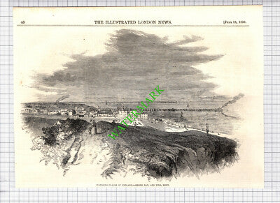 Herne Bay Kent - 1850 Cutting  / Print