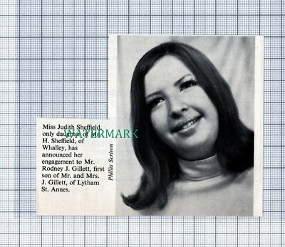 C4954) Miss Judith Sheffield Whalley Rodney Gillett Lytham St Annes  - 1970 Clip