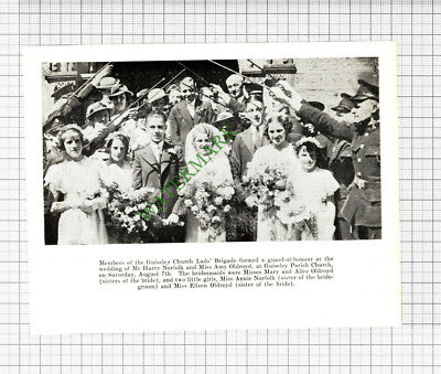 Harry Norfolk Amy Oldroyd Guiseley / Atkinson Nora Piercy Beevers  -1937 Cutting
