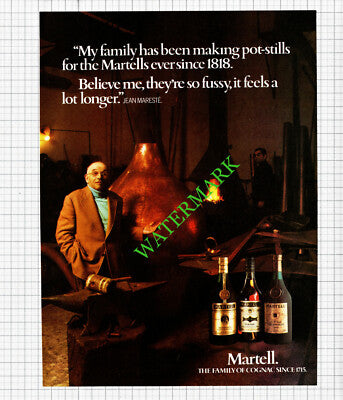 Martell Cognac Jean Mareste Advert  - 1976 Cutting