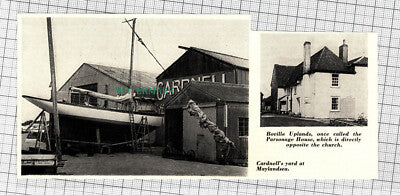 C977) Cardnell Maylandsea Essex Boville Uplands Parsonage House - 1966 Cutting