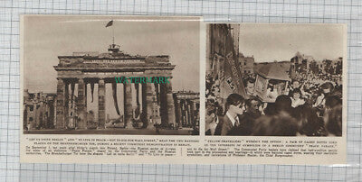 C2526) Communist Peace Demonstration Berlin Caged Doves - 1949 Clip