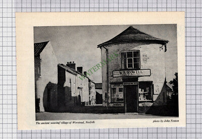 C2699) W A Rowell Worstead Post Office Norfolk - 1971 Cutting
