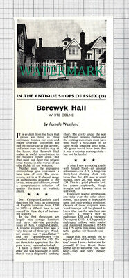 C3926) Berewyk Hall White Colne Mr Compton Dando Compton-Dando - 1966 Clip
