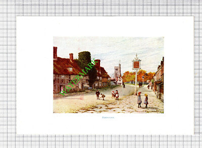 Biddenden Kent - c.1916 Small Antique Print
