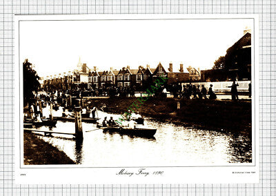 Molesey Ferry - c.1990s Print