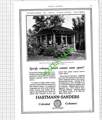 Edgar Crilley Winnetka America Hartmann Sanders Advert - 1926 Cutting