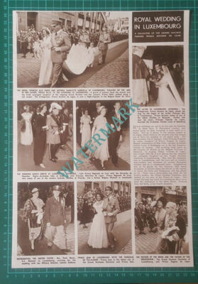(X601) Prince Antoine de Ligne Weds Princess Alix Of Luxembourg - 1950 Clip