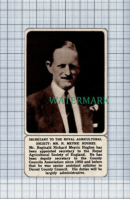 C4402) Mr Reginald Richard Meyric Hughes Royal Agricultural Society - 1961 SMALL