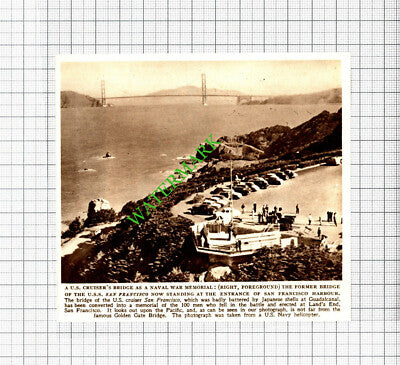 USS San Francisco Ship War Memorial - 1950 Cutting