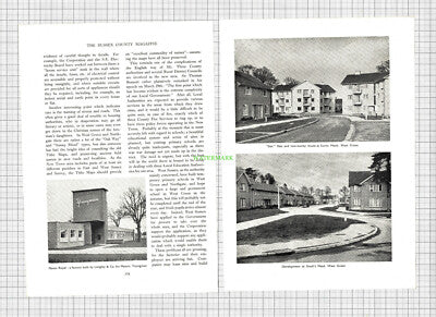 8807) CRAWLEY Sussex West Green Northgate - 1952 Article