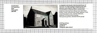 C7726) Sunningdale Berkshire / Goodnestone Canterbury Kent - 1989 House Advert