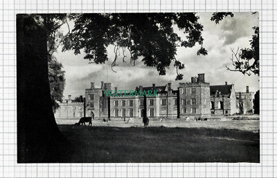 C5524) Leicester Arms   Penshurst Place 1950s Dbl/Sided Print / Cutting