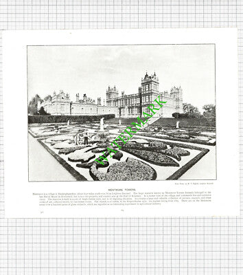 Merthyr Tydfil  Wales / Mentmore Towers Buckinghamshire - c.1900 Book Print