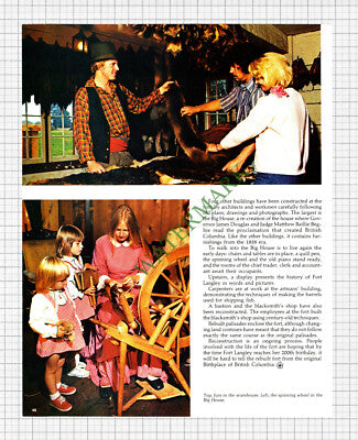 X1276) Fort Langley British Columbia Canada - 1977 Article