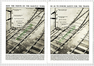 How Points Work On Railways  -  c.1950s 2-Part Cutting