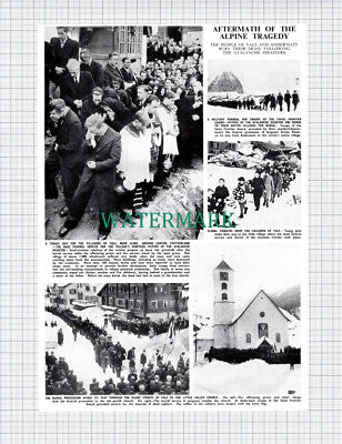 X895) Avalanche Vals & Andermatt Swiss Frontier Guard Armin Rieter - 1951 Clip