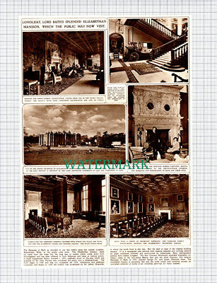(X155) Longleat Open To The Public Lord Marquess of Bath - 1949 Clip