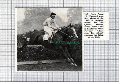 C5367) Inch Arran R Dennard Horse Jumping - 1969 Clip