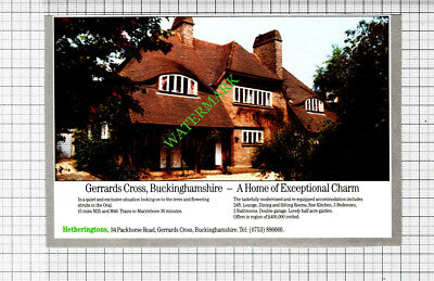 Gerrards Cross Buckinghamshire / Churt Surrey Barn Sale Advert -  1988 Cutting