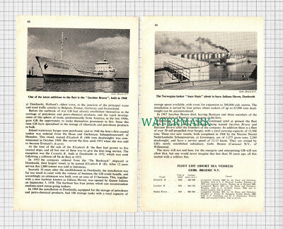 C3098) Jacobus & Bastiaan Broere Chemical Storage Dordrecht - 1970 Small Article