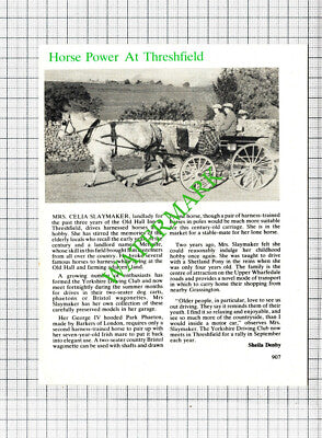 Mrs Celia Slaymaker Old Hall Inn Threshfield Yorkshire  - 1980 Cutting