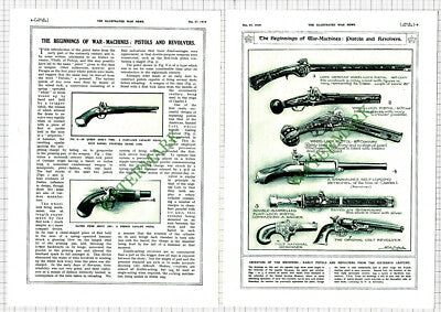 Early Pistols And Revolvers - 1916 Article