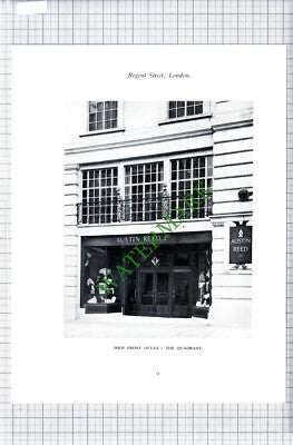 Austin Reed Ltd The Quadrant Regent St London / Piccadilly   - c.1928 Book Print