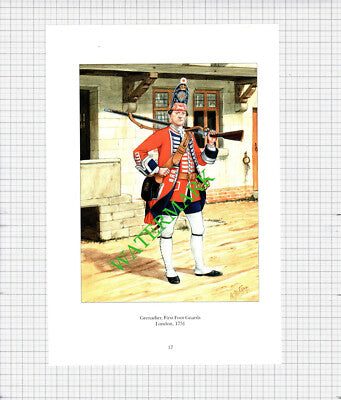 Grenadier First Foot Guards London  -  c.1990's Print