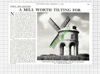 Chesterton Mill Warwickshire - 1966 Cutting