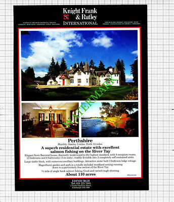 Murthly Perthshire / Henley-on-Thames House Sale Advert - 1991 Cutting