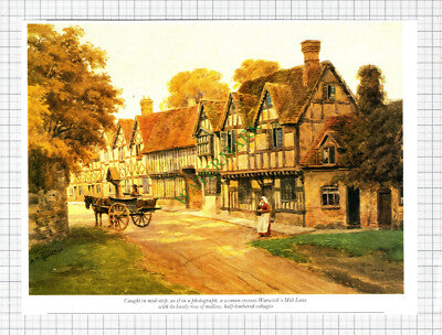 Mill Lane Warwick  - c.1990s Cutting / Print