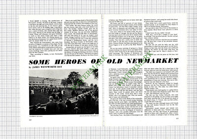 9211) Newmarket Race Course Horse Racing Joe Cannon  - 1972 Article