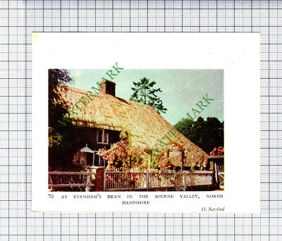 Vernham's Dean Bourne Valley North Hampshire  - 1930s Small Cutting