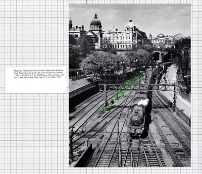 9909) Aberdeen Joint Station Railway Scotland   - 1990s 2-Part Cutting / Print