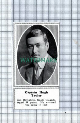 C4816) Captain Hugh Taylor 2nd Batt Scots Guards - 1915 SMALL Clip