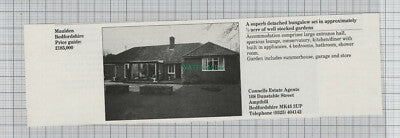 C7737) Woodham Walter Essex / Maulden Bedfordshire  - 1989 House Advert