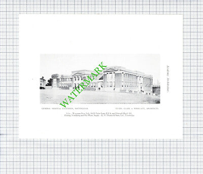 Hospital Nottingham Woollatt / Foord Almshouses Rochester - c.1925 Book Print