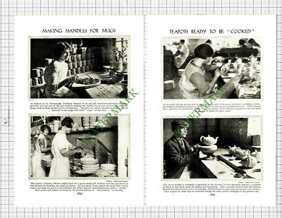 How Pottery Is Made Belleek - c.1950s Picture Article