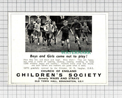 C2732) Church of England Children's Society Donation Advert - 1948 Clip