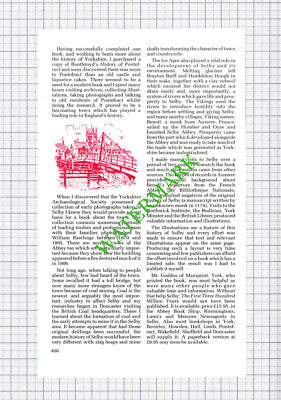 Henry Farrar Author Selby Yorkshire - 1988 Small Article