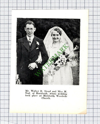 Laura Rushworth Guiseley George Fielding Walter Stead Horsforth - 1937 Cutting