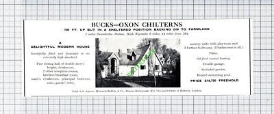 Saunderton Buckinghamshire House Sale Advert Bledlow Ridge - 1966 Cutting