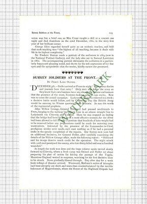 9072) George Eliot Author Surrey Homes Shottermill Richmond  - 1900 Article