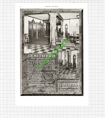 James Clow Chicago / Hotel Haddon Atlantic City New Jersey -1926 Cutting