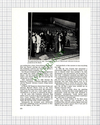 9235) Mercury Theatre Colchester - 1972 Article