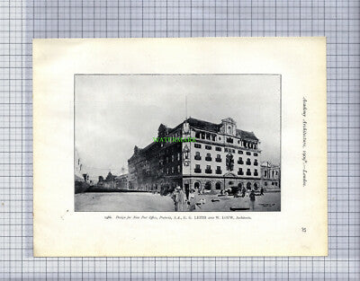 8508) Post Office Pretoria Leith Louw / King's House Kingston Jamaica - 1909